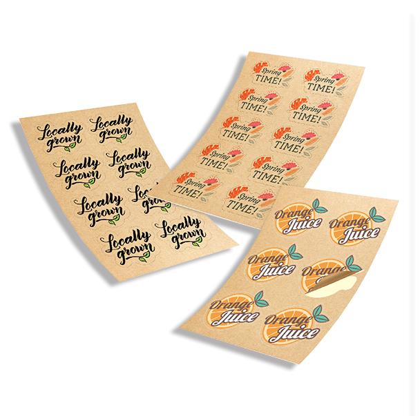 لیبل کرافت لیبل کرافت - چاپ لیبل کرافت - برچسب کرافت